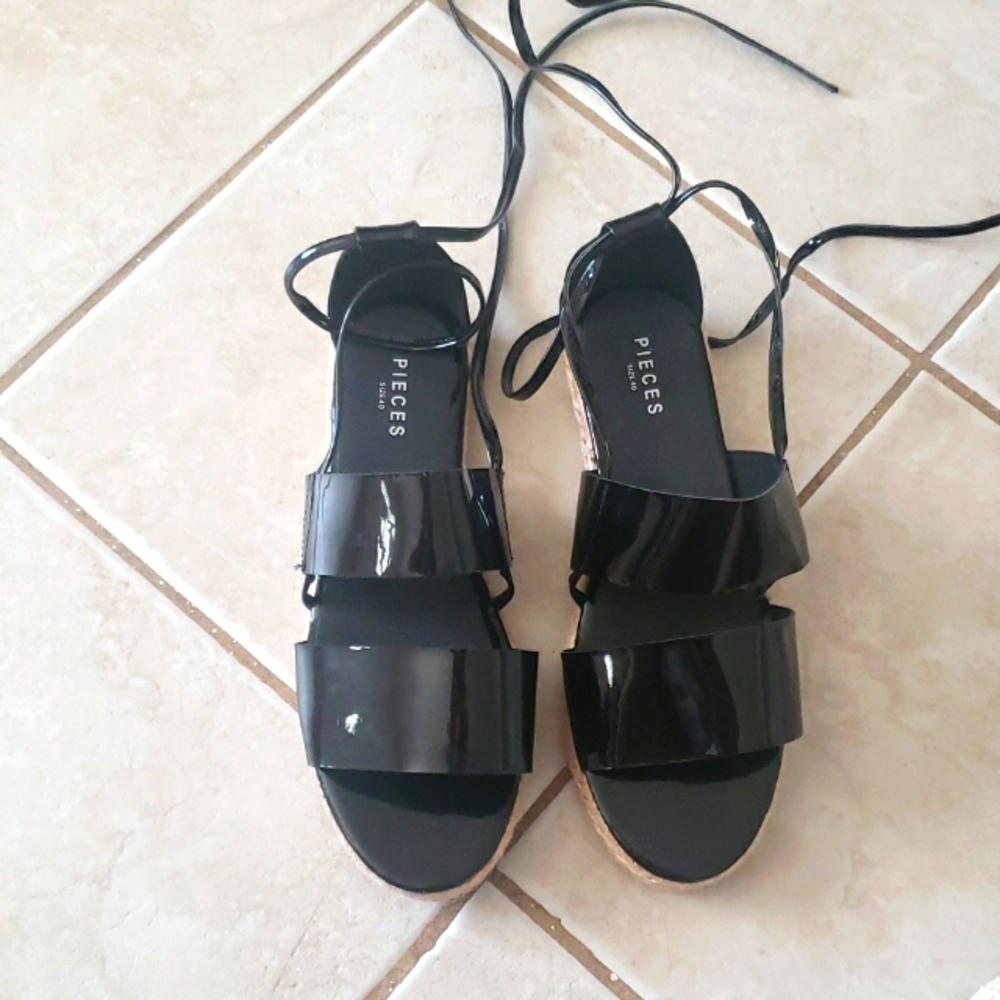 Black espadrilles